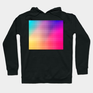 Cute colorful rainbow plaid pattern Hoodie